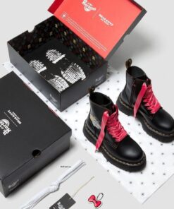 Dr. Martens Hello Kitty Friends Jadon Black Polished Smooth 26839001 7