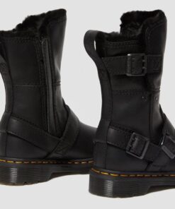 Dr. Martens Kristy Faux Fur Black Luxor 26235001 3