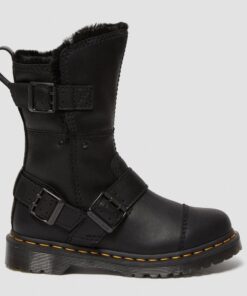 Dr. Martens Kristy Faux Fur Black Luxor 26235001 4