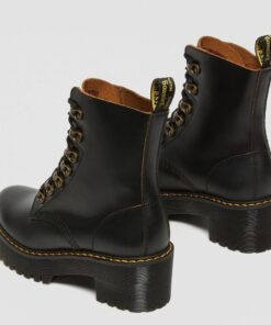 Dr. Martens Leona Black Vintage Smooth 22601001 4