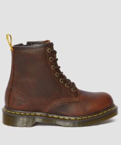Dr. Martens Maple Zip Steel Toe Teak Industrial Bear 24620214 4
