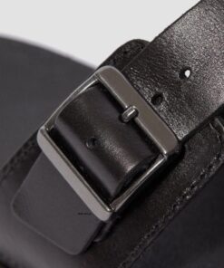 Сандалии Dr. Martens Myles Buckle Slide Black Brando 23523001