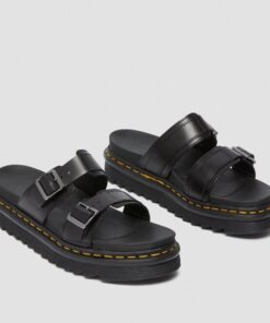 Dr. Martens Myles Buckle Slide Black Brando 23523001 4