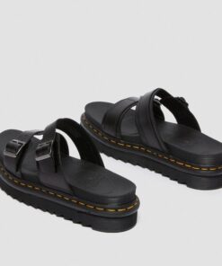 Dr. Martens Myles Buckle Slide Black Brando 23523001 5