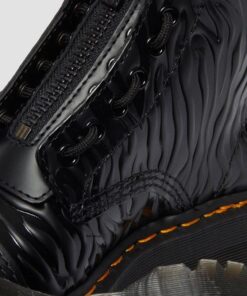 Dr. Martens Sinclair Black Zebra Gloss Emboss Smooth 26704001 2