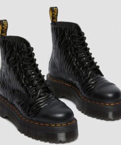 Dr. Martens Sinclair Black Zebra Gloss Emboss Smooth 26704001 3