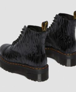 Dr. Martens Sinclair Black Zebra Gloss Emboss Smooth 26704001 4