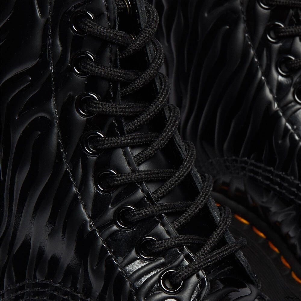 Ботинки Dr. Martens Sinclair Black Zebra Gloss Emboss Smooth 26704001 Ботинки Dr. Martens Sinclair Black Zebra Gloss Emboss Smooth 26704001
