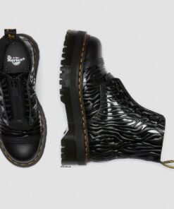Dr. Martens Sinclair Black Zebra Gloss Emboss Smooth 26704001 8